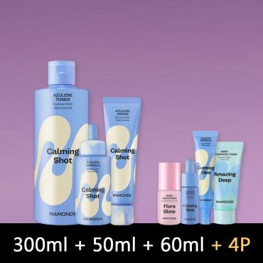 【3品特惠組】Mamonde > 藍甘菊 (水+安瓶+霜) 三件組