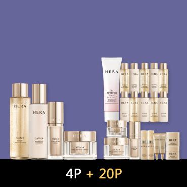 1月〈4+3品特惠組〉HERA > 辛尼亞 (水+乳+精+霜) 四件組