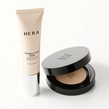 【2+5品特惠組】HERA > 極光黑曜氣墊底妝二件組