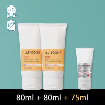 【2+1品特惠組】一理潤  > 來舒易潔防護乳二件組 (小)