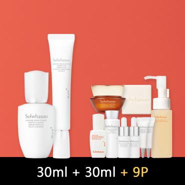 2月〈2品特惠組〉雪花秀 > 滋晶美白 (2精) 二件組