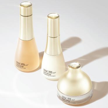 3月〈3+1品禮盒〉su:m37º > 時光能量 (水+乳+小霜) 三件組