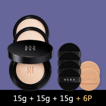 【1+6品特惠組】HERA > 極光黑曜氣墊粉露 45g (含粉盒) (大)