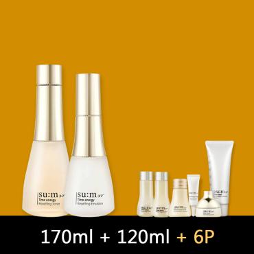 【2品禮盒】su:m37º > 時光能量 (水+乳) 二件組