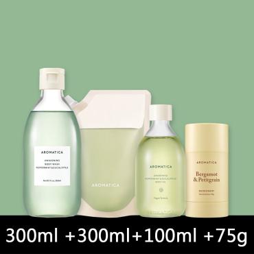 AROMATICA > 夏日去味冰爽潔沐四件組