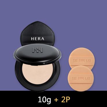 5月〈1+2品特惠組〉HERA > 極光黑曜蜜粉底 #21號 10g (含粉盒)