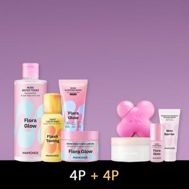 【4+2品特惠組】Mamonde > 玫瑰 & 雛菊水亮四件組