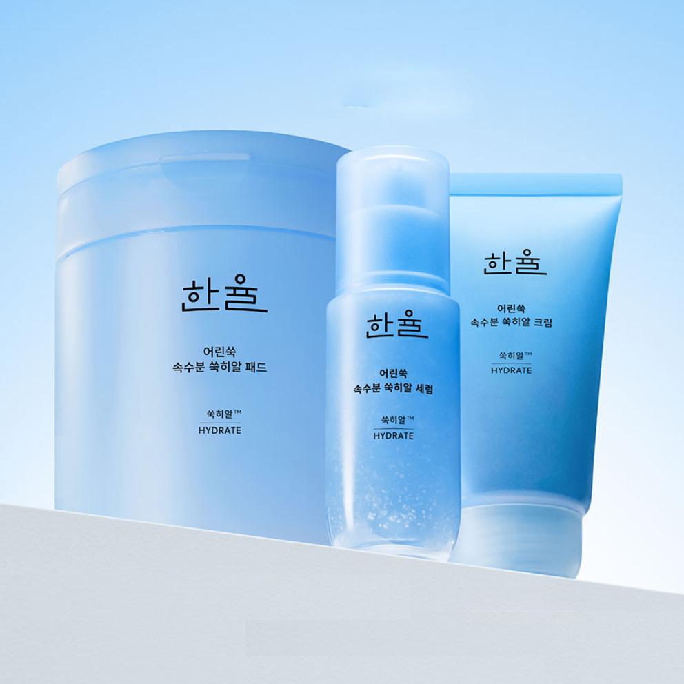 【3品特惠組】韓律 > 艾草水潤 (敷膜+精華+霜) 三件組