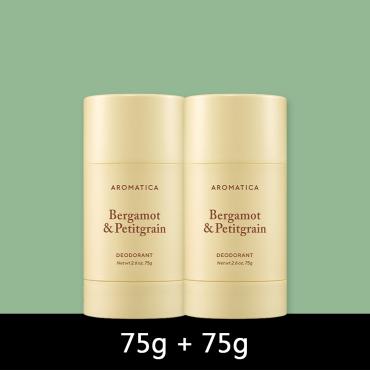 〈我是新品〉AROMATICA > 佛手柑與苦橙葉 體香膏二件組