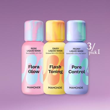 3月〈我是新品〉Mamonde > 玫瑰 / 雛菊 / 牡丹 液膜 80ml