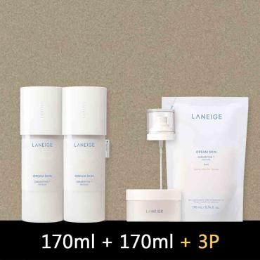 【2+2品特惠組】LANEIGE> 賽珞美乳霜水二件組