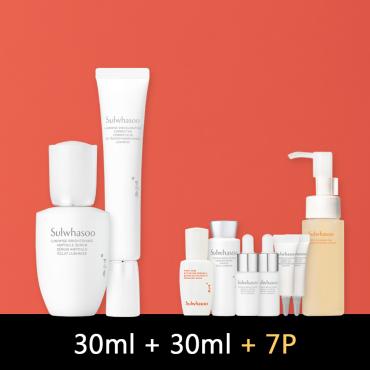 2月〈2品特惠組〉雪花秀 > 滋晶美白 (2精) 二件組