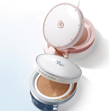 【2+12品特惠組】后 > 雪白氣墊底妝二件組