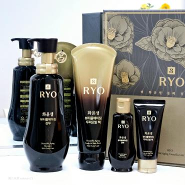 【2品禮盒】呂 > 花潤生 黑澤 (洗髮+護髮) 二件組