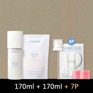 【2+5品特惠組】LANEIGE > 賽珞美乳霜水二件組