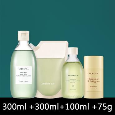 AROMATICA > 夏日去味冰爽潔沐四件組