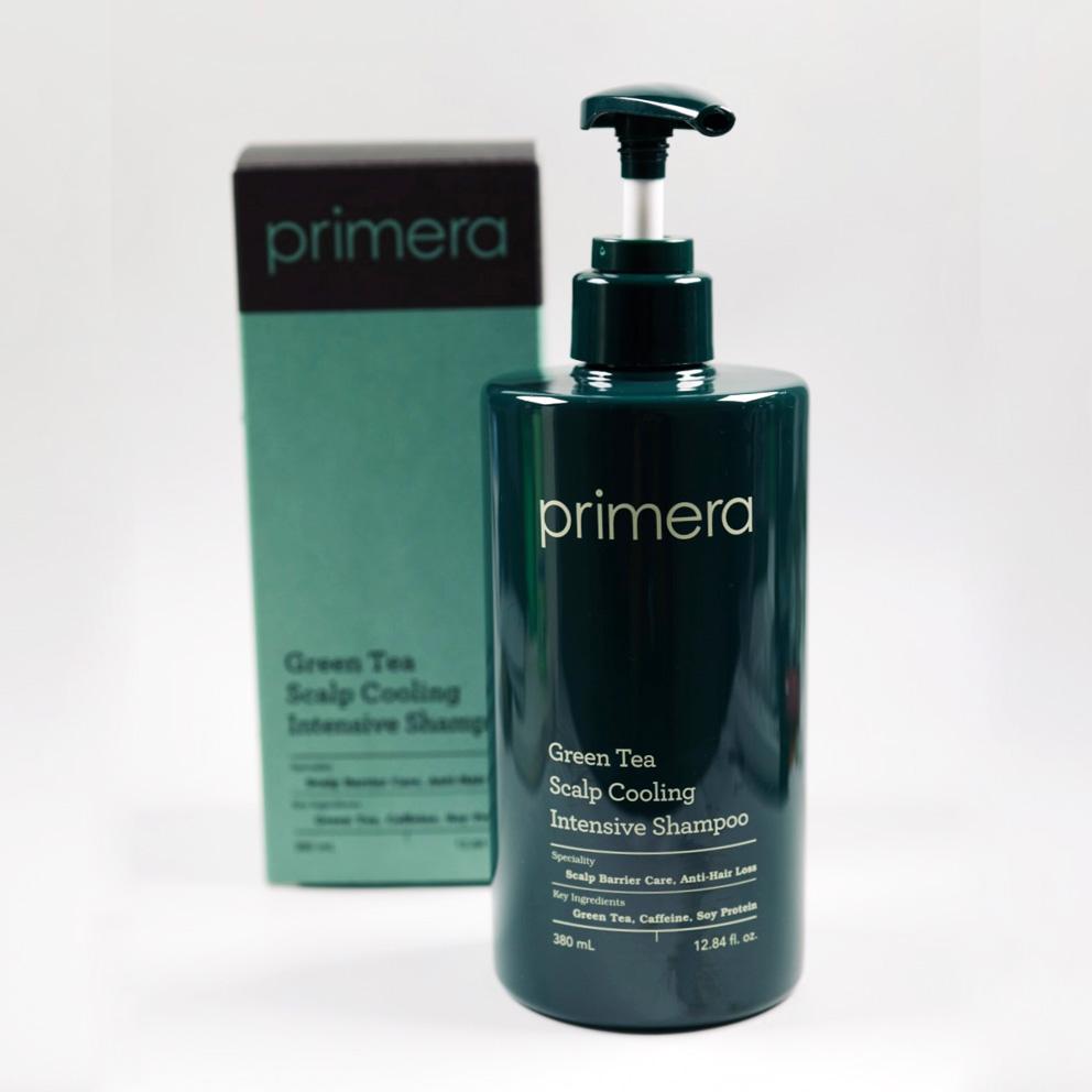 primera > 綠茶頭皮清涼強根洗髮露 380ml