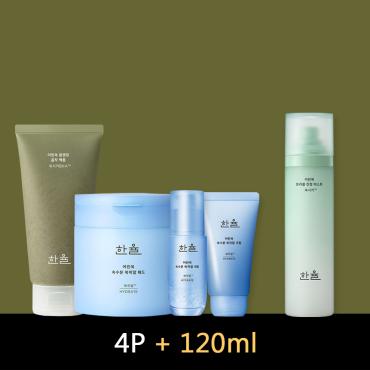 【4+1品特惠組】韓律 > 韓律 > 艾草 (洗顏+敷膜+精+霜) 四件組