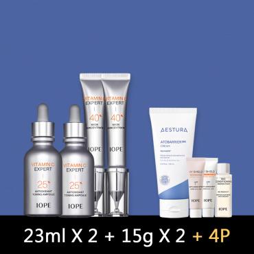 【4+1品特惠組】IOPE > 維他命C (2安瓶+2液膜) 四件組