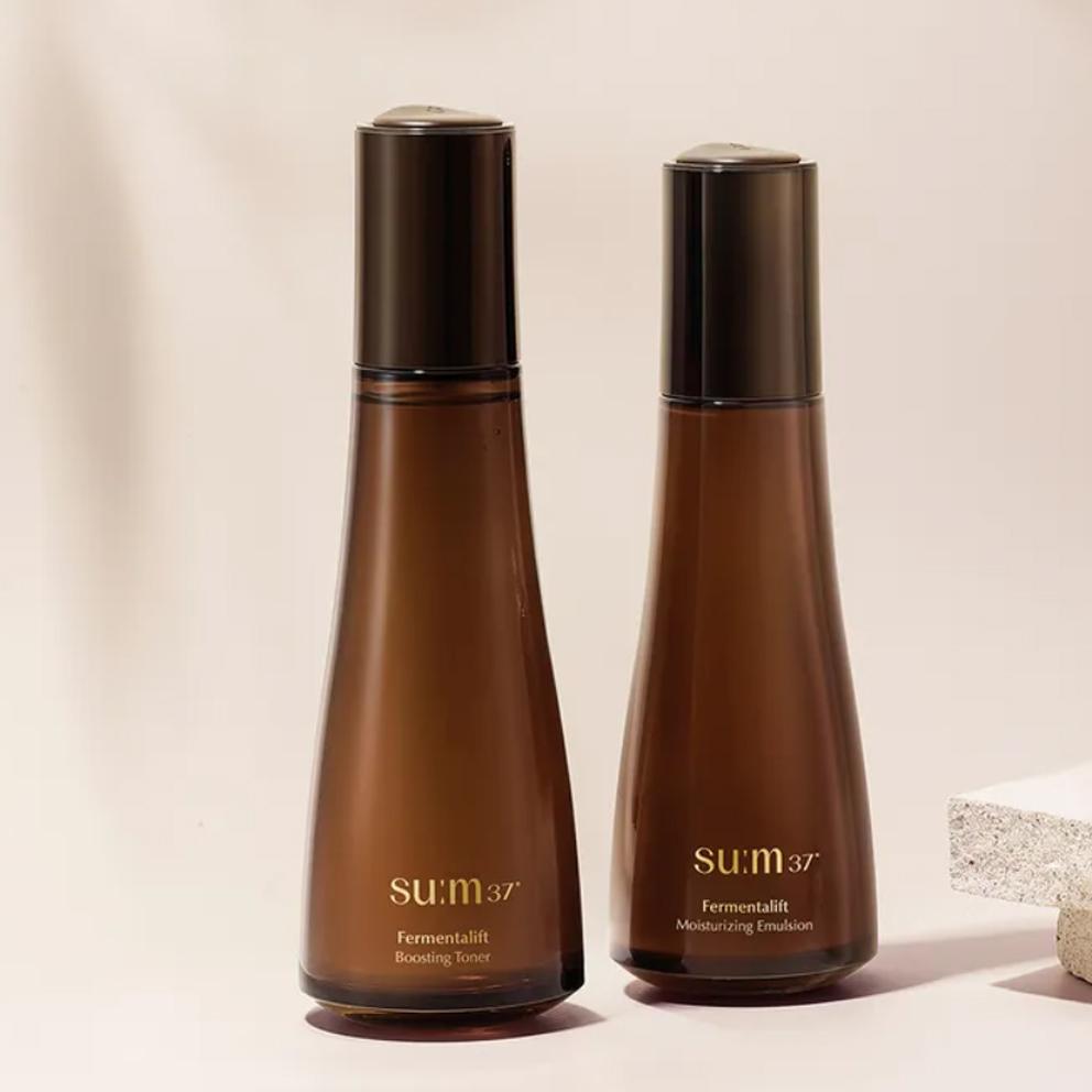 〈4+3品特惠組〉su:m37º > 黑酵彈力 (水+乳+精+大霜) 四件組