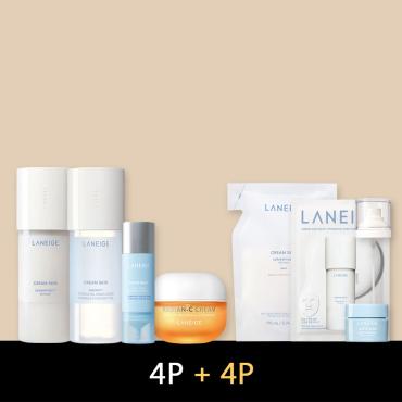 【4+3品特惠組】LANEIGE > 霜製 & 水酷 & 維他命C 四件組