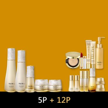 10月〈5+4品禮盒組〉su:m37º > 露希客 (水+乳+小精+眼+小霜) 五件組